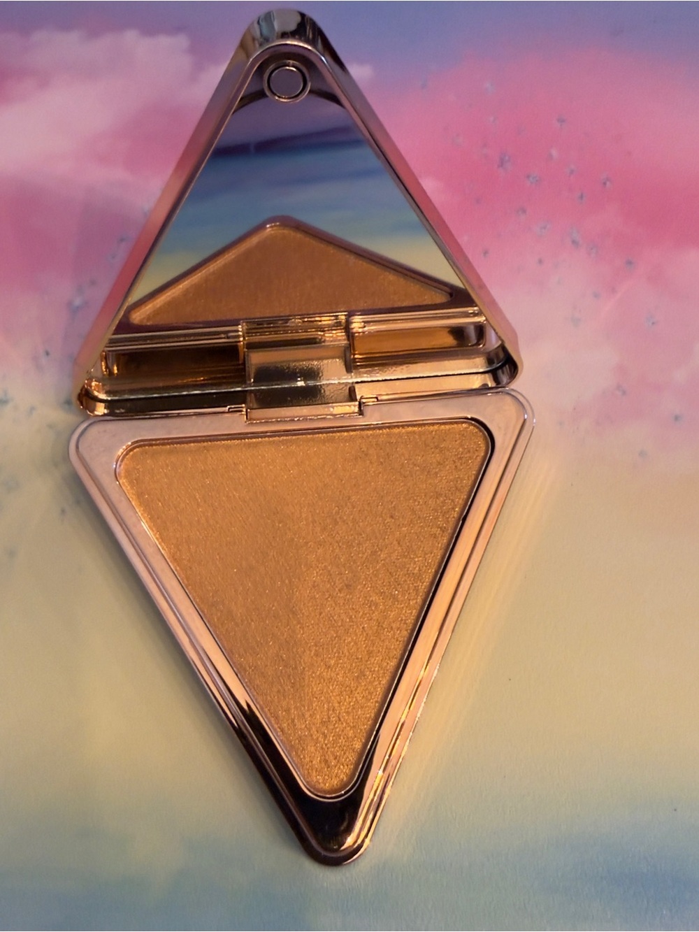 LYS Beauty Aim High Pressed Powder Highlighter Shimmer Fearless (Bronze) 0.23 oz